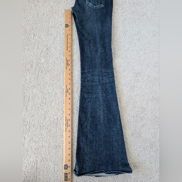 Citizens of Humanity Fleetwood High Rise Flare Jeans Size 27 Dark Wash Denim - Picture 12 of 12